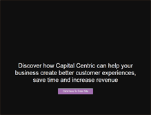 Tablet Screenshot of capitalcentric.co.uk